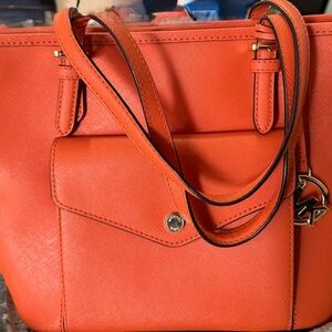 Michael Kors Vibrant Orange Tote